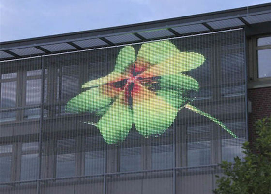 Tela de exposição transparente exterior do diodo emissor de luz do brilho alto armário de 500mm x de 1000mm