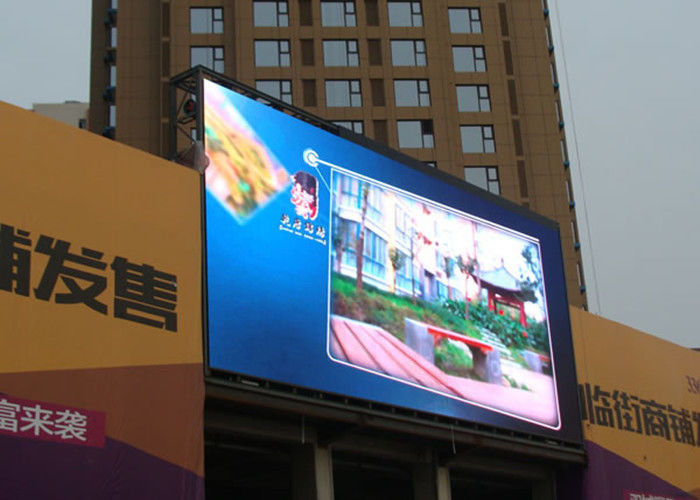 High Brightness Outdoor LED Billboard Advertising 8mm Pixel Nichia Or Epistar Chip