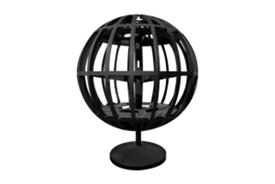 Display interno de LED flexível P2 P2.5, display de LED esférico para outdoor