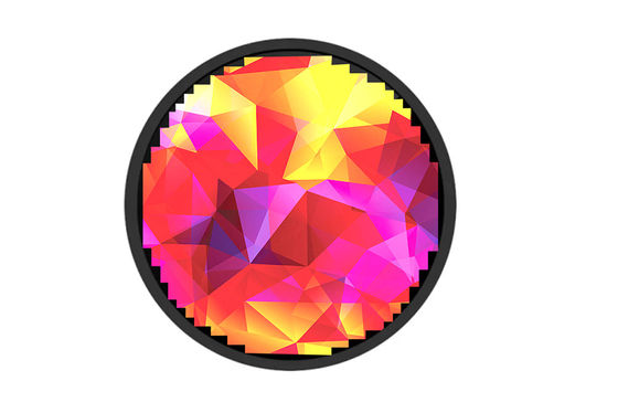 Display LED redondo P1.875 P1.538 P2, display de publicidade LED 750cd/m2