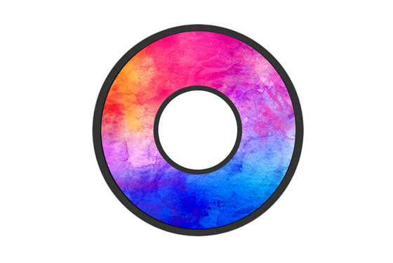 Display LED redondo P1.875 P1.538 P2, display de publicidade LED 750cd/m2