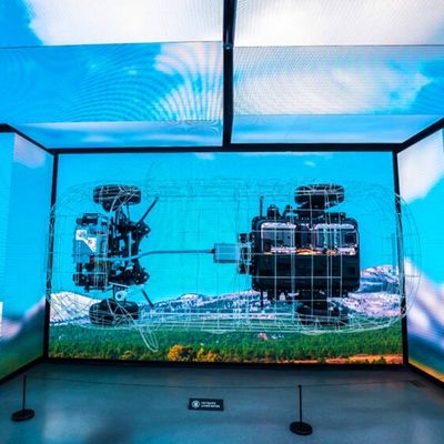 3840hz 3D Imersivo Curvo LED Video Wall P1.57 P1.87 P2 Virtual