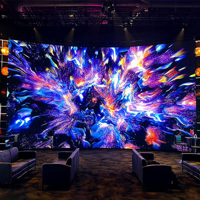 Tela de LED imersiva interna de alta atualização de 3840 hz P1,57 P1,87 P2,5