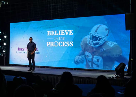 a tela conduzida exterior 2 arrendamento da garantia P1.95 P2.5 do ano conduziu a visualização ótica para a exposição conduzida alugado exterior da fase