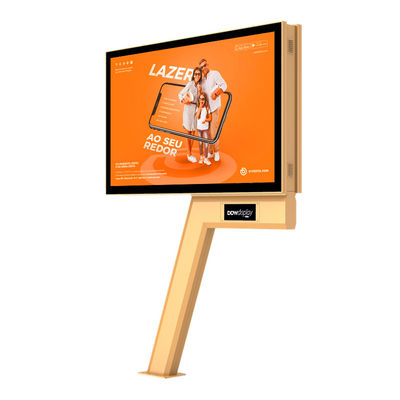 Display digital de instalação fácil 8000nits IP65 P6 6mm pixel pitch tela LED de aço outdoor publicidade