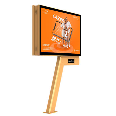 Display digital de instalação fácil 8000nits IP65 P6 6mm pixel pitch tela LED de aço outdoor publicidade