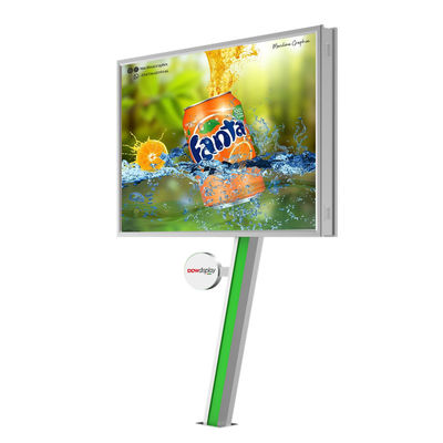 Display digital de instalação fácil 8000nits IP65 P6 6mm pixel pitch tela LED de aço outdoor publicidade