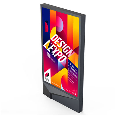 Instalação fácil 3840Hz IP65 à prova d'água P4 P5 P6 P8 P10 10000nits Outdoor LED Mupi led digital signage