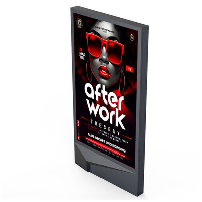 Design de ponta P4 P5 P6 P8 P10 8000nits 3840hz IP65 resistente à água interior exterior mupi display led digital signage