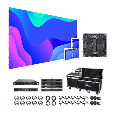 P3.91 Display LED de aluguer de palco com frequência de mudança de quadro de 50/60hz e brilho de 800 cd/m2