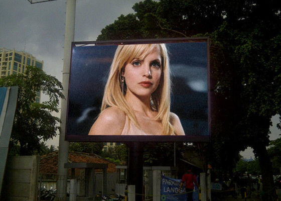 Multi painéis de parede video conduzidos completos exteriores da exposição de diodo emissor de luz IP65 da cor dos meios P16 grandes