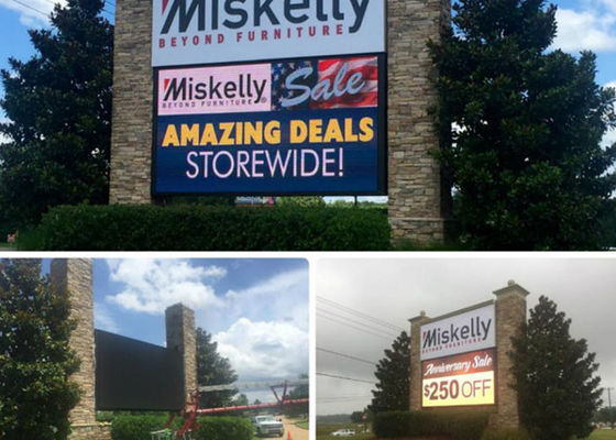 Exposição de diodo emissor de luz exterior estática da cor completa do quadro de avisos P20 do diodo emissor de luz de IP65 RGB para a escola