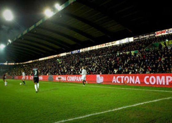 Cor completa de anúncio conduzida exterior de exposição de diodo emissor de luz do perímetro do esporte das telas de P12 P16