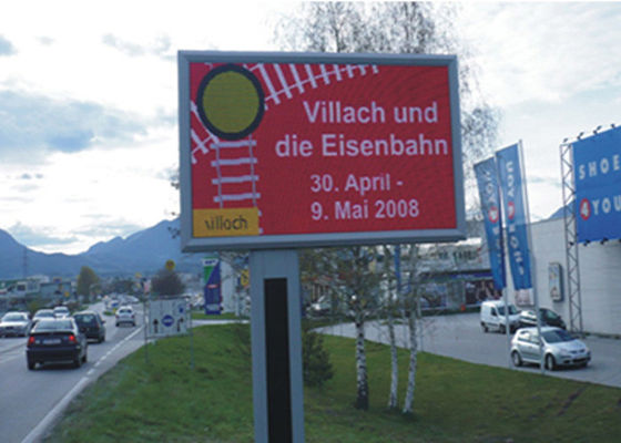 A exposição de diodo emissor de luz exterior brilhante super DIP346 da cor completa P20 com a varredura estática fácil instala