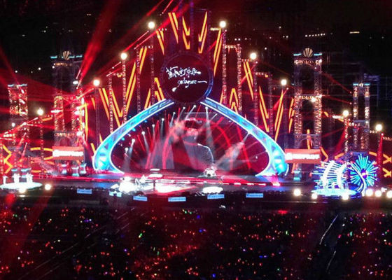 Passo alugado do pixel da exposição de diodo emissor de luz 6mm da fase interna tamanho do módulo de 192mm x de 192mm