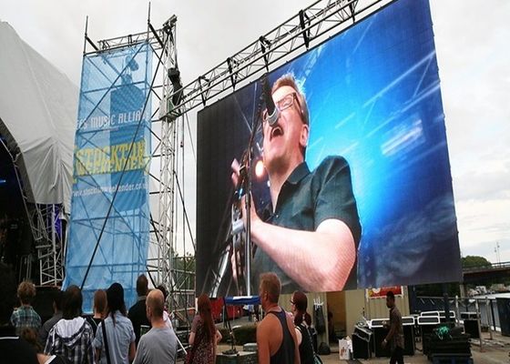 exposição de diodo emissor de luz interna da cor completa de 4000nits P6 SMD3535 1000w