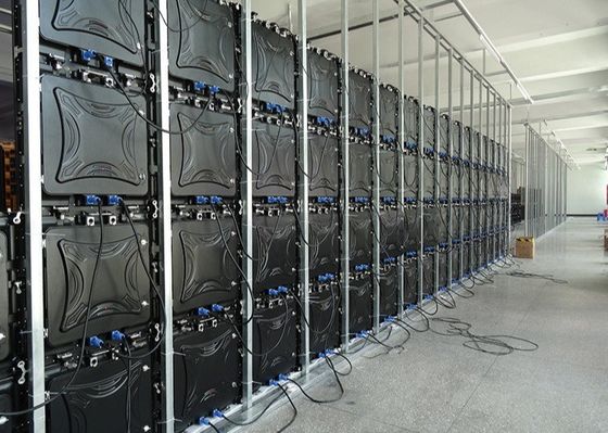 tela 64x32pixels do diodo emissor de luz do DJ da barra de 640X640mm SMD2121 P5 300W/M2