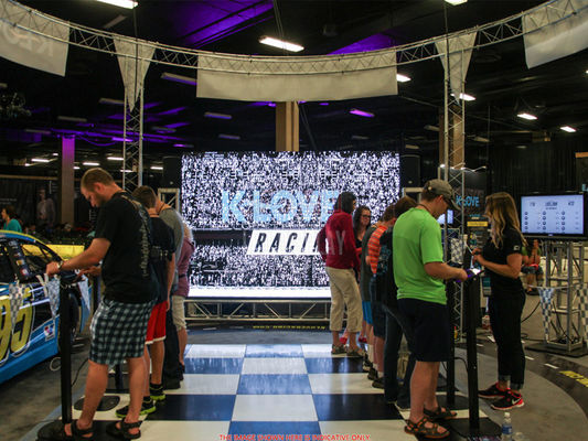 alumínio fixo interno da tela do diodo emissor de luz de 1500nits P5mm SMD3528