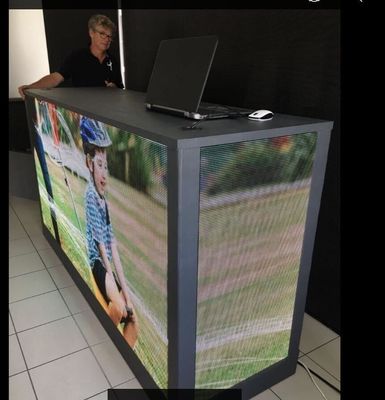 Fase que pendura a parede video conduzida alugado SMD2121 de P3.91 1500nits