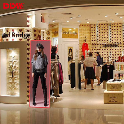 Tela espelhada de LED para publicidade em vídeo digital interna ultrafina portátil P1,75 P2 P2,5